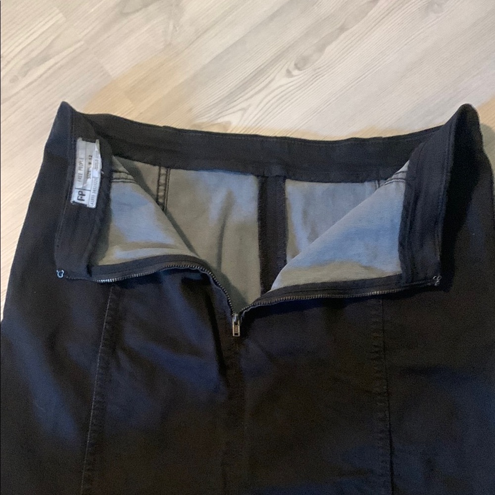 Free People Black Pencil Mini Skirt for Cocktail - Picture 4 of 4